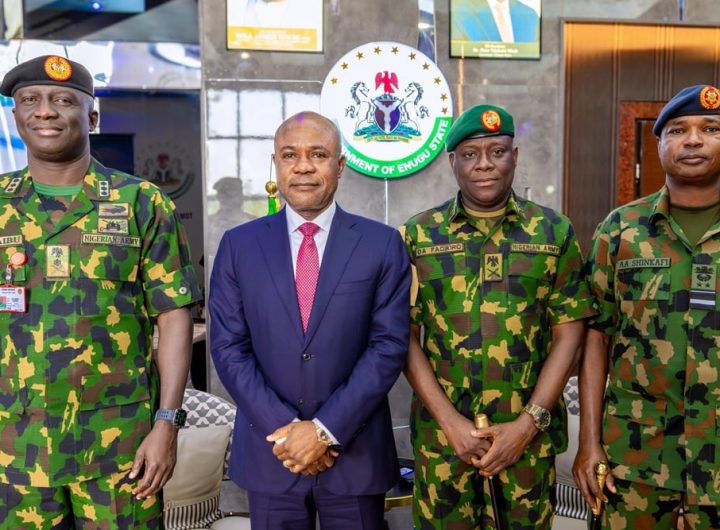 Enugu Governor Mbah meets COAS