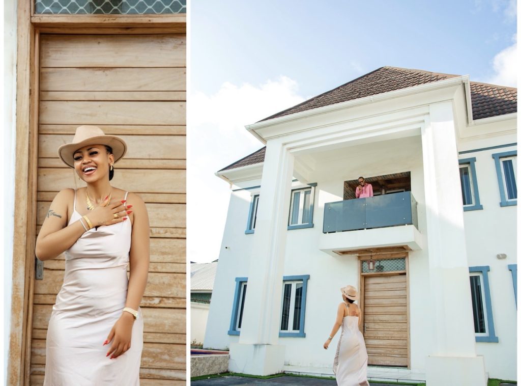Fans hail Regina Daniels as she flaunts new mansion amid marital crisis