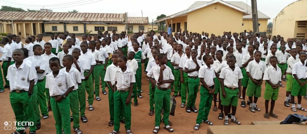 Excitement at Government College Makurdi as MOBA ’83 set donates sporting equipment 6 GCM Students Assembly