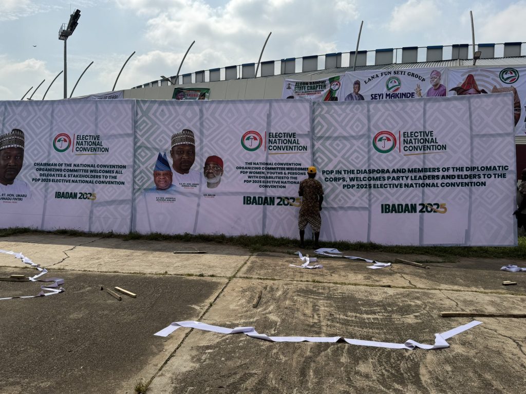 PDP delegates storm Oyo for landmark #Ibadan2025 Convention (+Photos) 2 #Ibadan2025 PDP National Convention