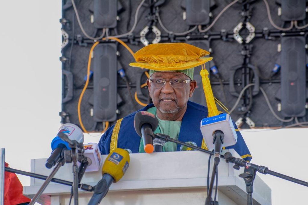 Zulum, Shehu of Borno, in Mubi for Indimi’s 17th honorary degree investiture 2 renowned businessman and philanthropist, Alhaji Muhammadu Indimi