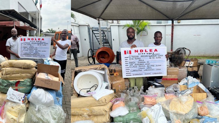 Saudi-bound wanted drug lord arrested as NDLEA raids his clandestine colos lab in Lagos