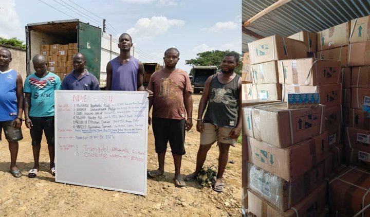 Drug suspects arrested by NDLEA operatives in Lagos