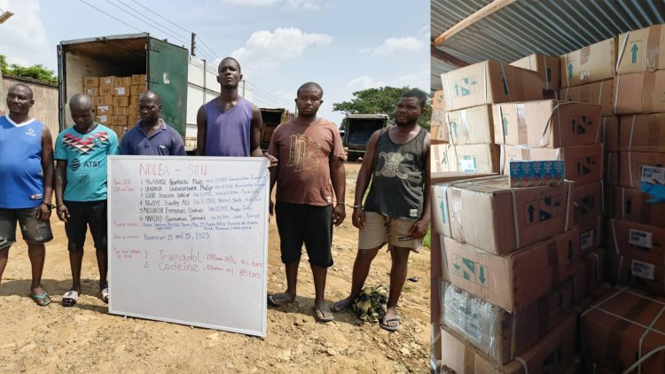 Drug suspects arrested by NDLEA operatives in Lagos