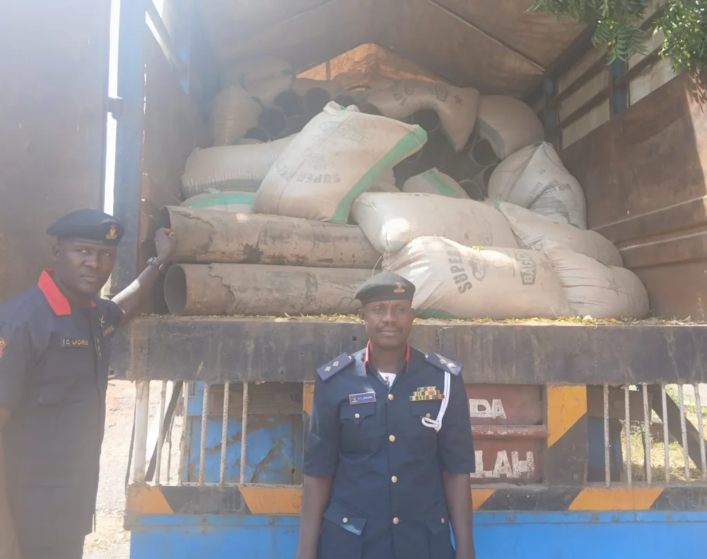 NSCDC intercepts truck conveying vandalised NNPC pipelines in Adamawa