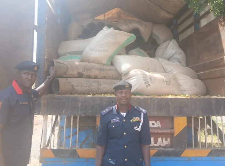 NSCDC intercepts truck conveying vandalised NNPC pipelines in Adamawa