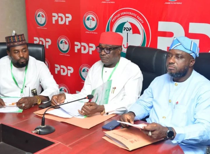PDP crisis escalates as Wike-backed faction expels Makinde, Mohammed, Lawal, Turaki, Wabara, others