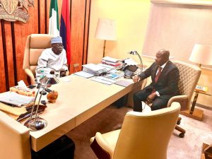 President Tinubu and DSS boss