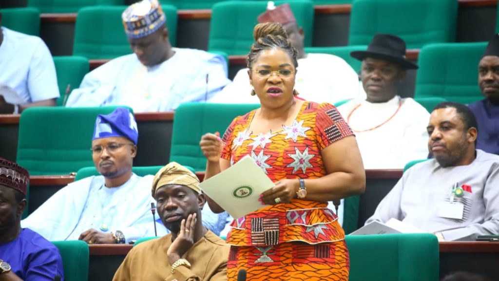 Hon. Blessing Onuh (APC–Benue) is the daughter of former Senate President, David Mark