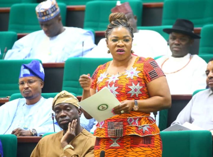 Hon. Blessing Onuh (APC–Benue) is the daughter of former Senate President, David Mark