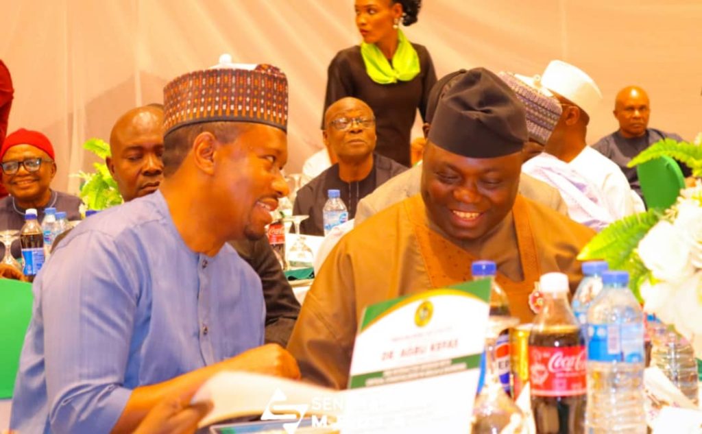 Senator Haruna Manu and Taraba State Governor, Agbu Kefas