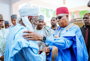 Shettima leads FG delegation on condolence visit to the late former president's family in Sokoto