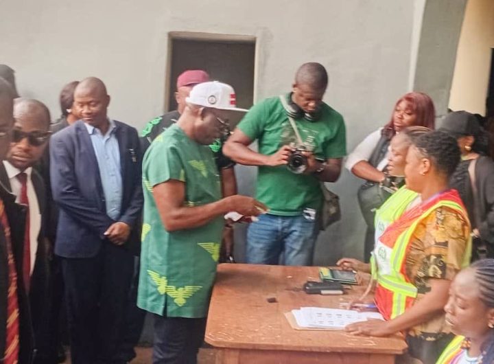 Soludo votes in Anambra State Governorship election