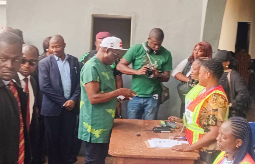 Soludo votes in Anambra State Governorship election