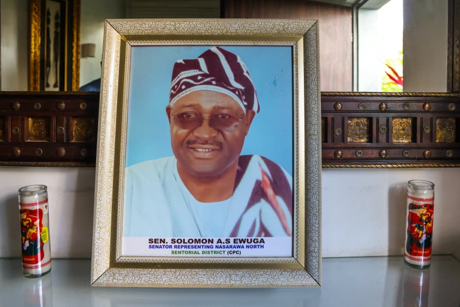 Tinubu sends FG delegation to condole family of late Senator Solomon Ewuga (+photos) 3 Tinubu sends SGF Akume on condolence visit2
