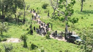 Military troops raid bandits camp