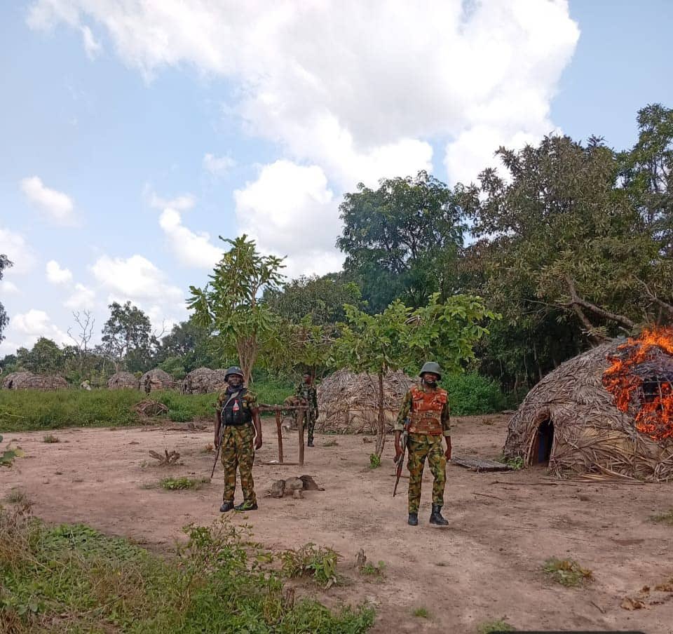 Troops destroy bandits' camp in Takum LGA of Taraba 2 Military troops raid bandits camp