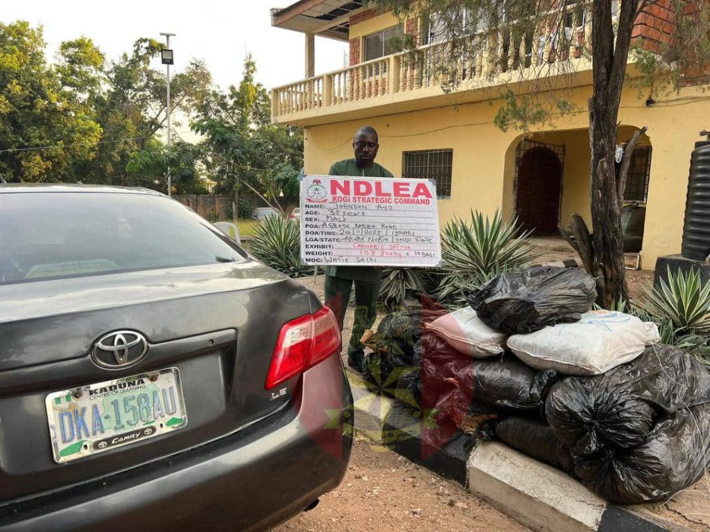 Troops intercept drug courier, recover large consignment of cannabis in Kogi
