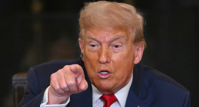 US President Donald Trump