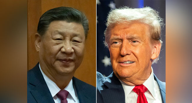 U.S President, Donald Trump and Chinese President, Jinping Xi