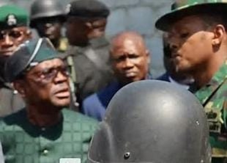 Wike and the Naval Officer