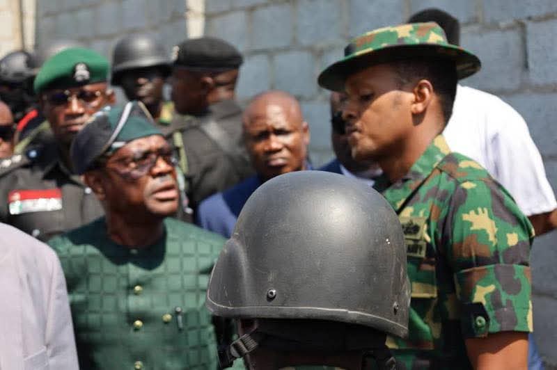 “I won’t sit in my office while FCTA officials are beaten” — Wike justifies clash with soldier 2 FCT Minister, Nyesom Wike clash with soldiers over disputed Abuja land