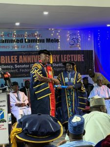 Zulum conferred by UNIMAID