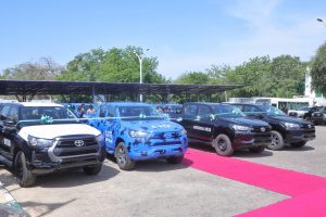 Vehicles distributed to security agencies in Maiduguri