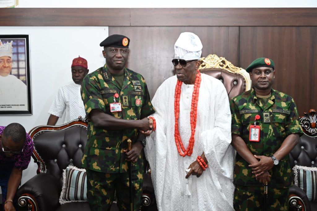 COAS visits Oba of Lagos, solicits traditional support for military operations 2 COAS visits Oba of Lagos, solicits traditional support for military operations