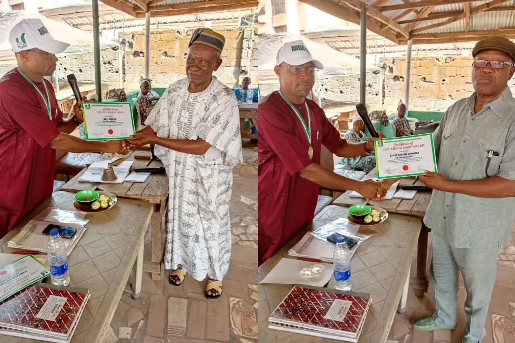 ANDA honours founding members Abel Offor, Fabian Anyama with Life Membership Awards