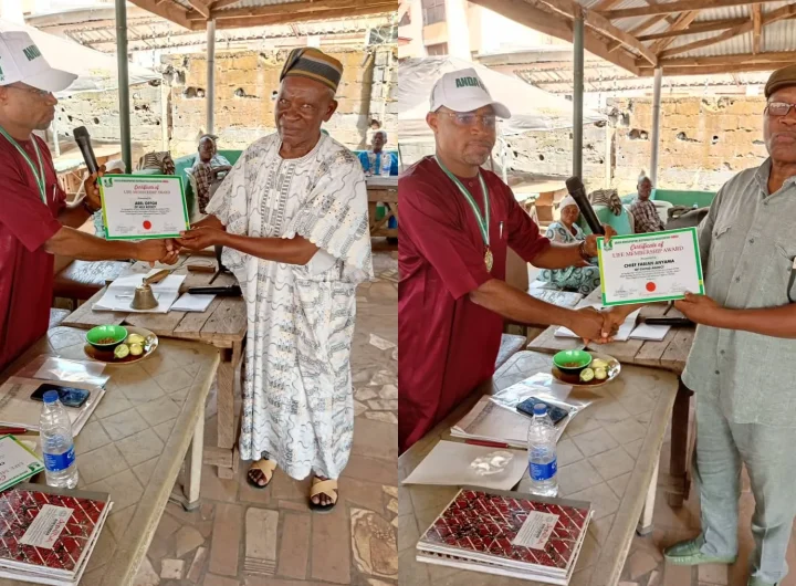 ANDA honours founding members Abel Offor, Fabian Anyama with Life Membership Awards
