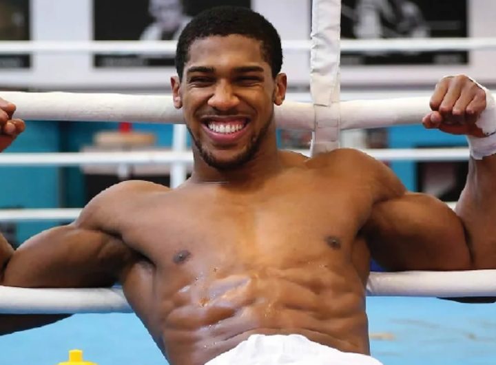Former heavyweight boxing champion, Anthony Joshua