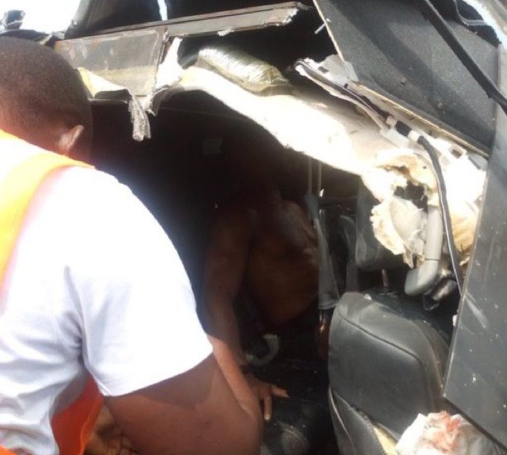 Anthony Joshua survives car accident as 2 foreigners die on Lagos–Ibadan expressway 2 Anthony Joshua survives car accident as 2 foreign nationals die on Lagos–Ibadan expressway