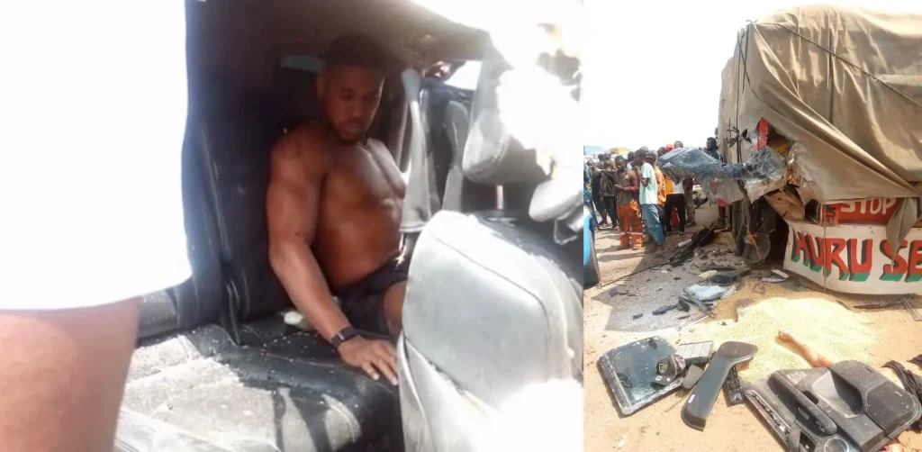 UPDATED: Anthony Joshua stable after deadly crash that claimed 2 lives 2 Anthony Joshua survives car accident as 2 foreign nationals die on Lagos–Ibadan expressway