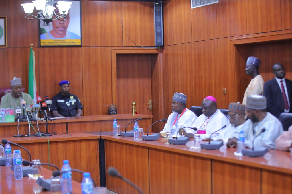 Borno: Zulum meets JNI, CAN, stresses on tolerance, unity 3 Borno Gov Zulum meets JNI CAN stresses on tolerance 1
