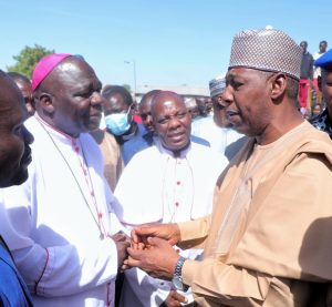 Borno: Zulum gifts food items for Christian widows, vulnerable