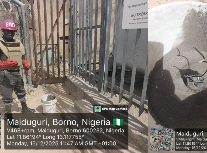 Borno police avert explosion, recover unexploded ordnance in Maiduguri
