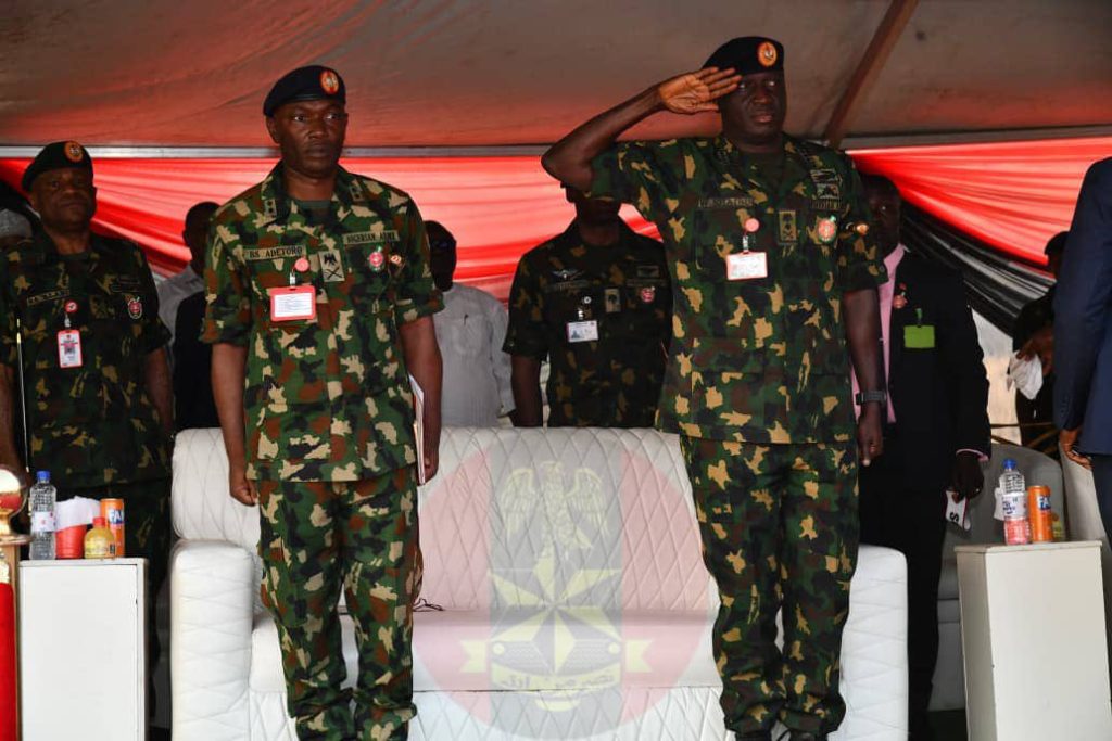 COAS champions troop welfare, flags off construction of 1,800 housing units at Tinubu Barrack's Phase II 2 Chief of Army Staff (COAS), Lieutenant General Waidi Shaibu