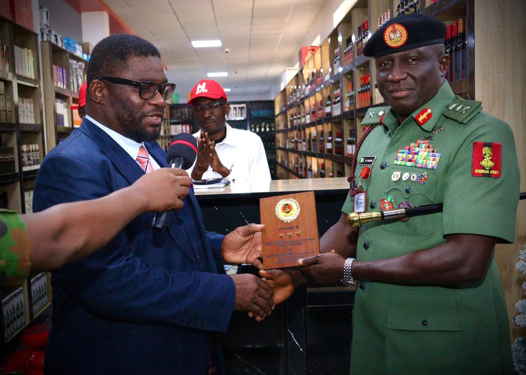 COAS commissions NAPEX super store in TA Lagbaja Cantonment Ikeja 3 COAS Lieutenant General Waidi Shaibu, during the commissioning of a mega NAPEX super store by NAWLG at TA Lagbaja Cantonment Ikeja, Lagos State.