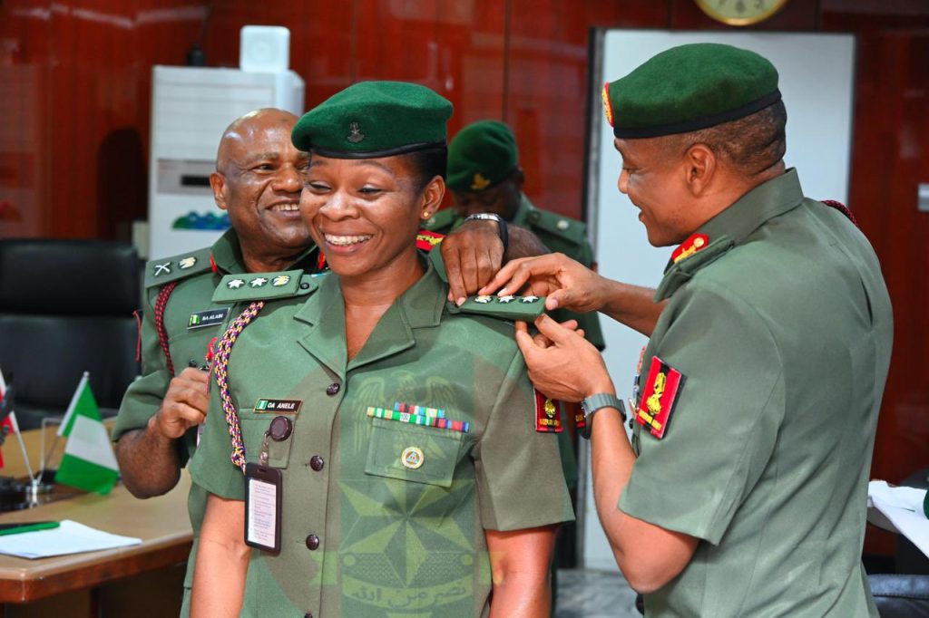 COAS decorates Nigerian Army spokesperson as Colonel