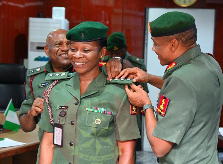 COAS decorates Nigerian Army spokesperson as Colonel