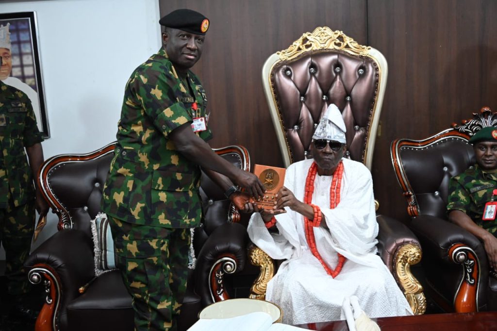COAS visits Oba of Lagos, solicits traditional support for military operations