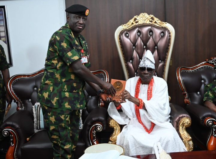 COAS visits Oba of Lagos, solicits traditional support for military operations