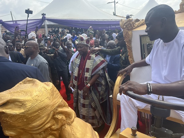 Dangote Ghana President storm osun for coronation