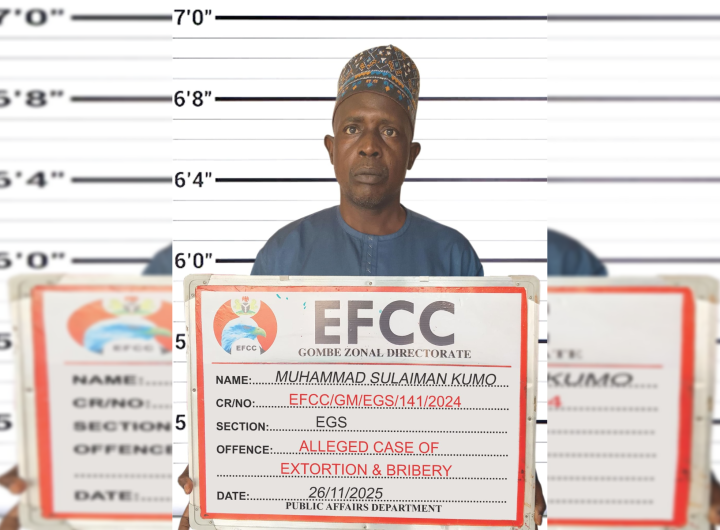 EFCC arraigns Gombe magistrate for alleged extortion, bribery