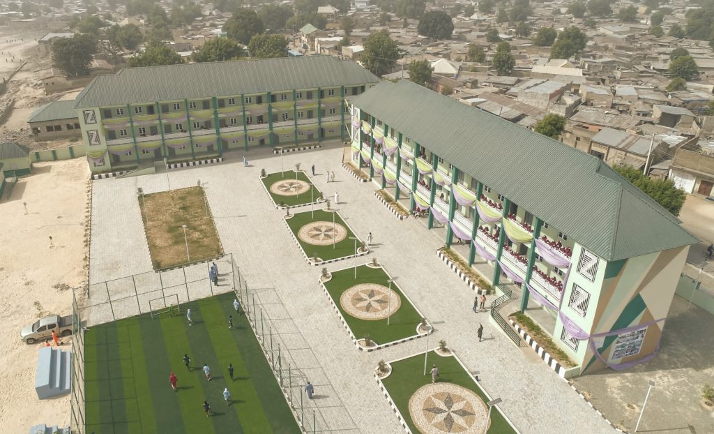 Education minister unveils Zulum's 2 mega schools 2 Education minister unveils Zulum school2 1