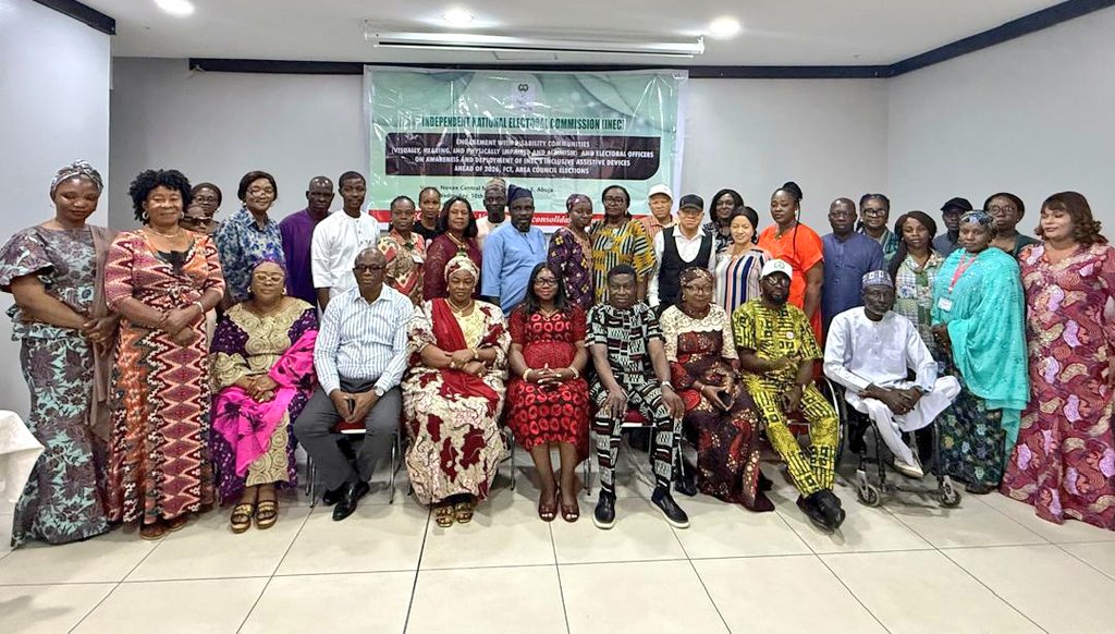 FCT poll: INEC reaffirms commitment to electoral inclusion for PWDs