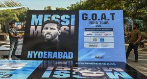 Messi arrives in India, to unveil 70-ft statue of himself on historic ‘GOAT’ tour