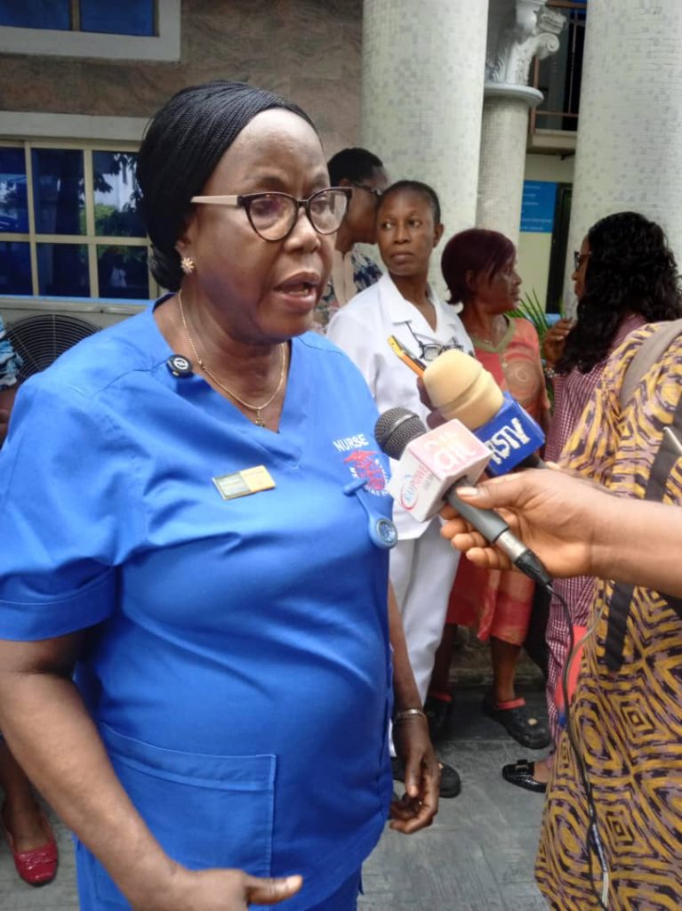 Mrs Francesca Nzeako head of nursin