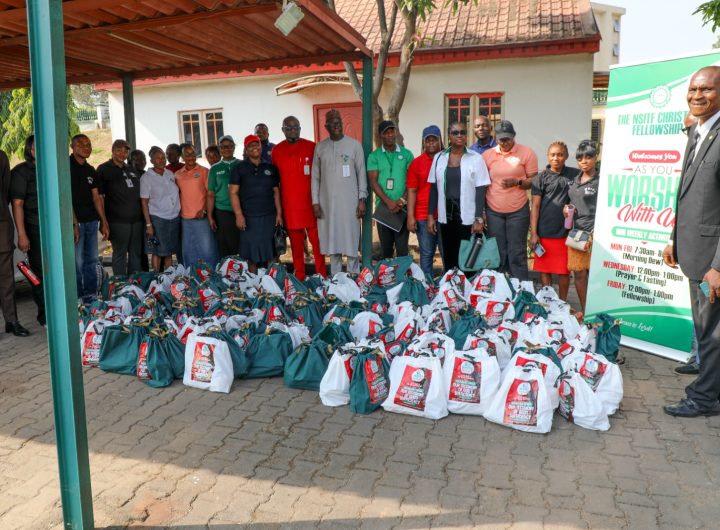 NSITF staff fellowship fetes inmates of Kuje prison